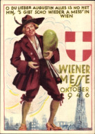Artiste CPA Wien, Wiener Messe Oktober 1946, O Du Lieber Augustin Alles Is No Net Hin - Autres & Non Classés