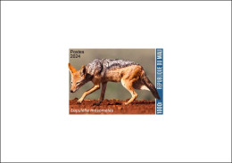 MALI 2024 DELUXE PROOF - JACKAL JACKALS CHACAL CHACALS - INTERNATIONAL DAY BIODIVERSITY - Dogs