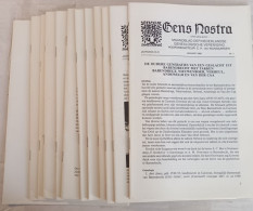 Gens Nostra 1989,Genealogische Vereniging, Jaargang 1989 Compl, Jaargang 44, 508 Pag, - Autres & Non Classés