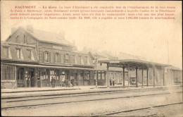 CPA Hautmont Nord, Bahnhof, Bahnsteig - Autres & Non Classés