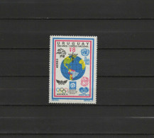 Uruguay 1977 Olympic Games Montreal / Innsbruck, Space ITU, Football Soccer World Cup Etc. Stamp MNH - Zomer 1976: Montreal
