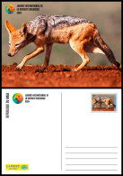 MALI 2024 STATIONERY CARD - JACKAL JACKALS CHACAL CHACALS - INTERNATIONAL DAY BIODIVERSITY - Hunde