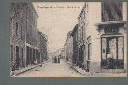 CP - 42 - Chazelles-sur-Lyon - Rue De Lyon - Autres & Non Classés