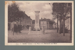 CP - 42 - Mably - Place - Monument Aux Morts - Autres & Non Classés