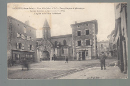 CP - 43 - Saugues - Eglise - Place St-Médard - Saugues