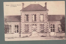 CP - 45 - Ascoux - Ecole Des Garçons - Mairie - Autres & Non Classés