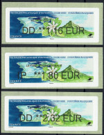 France 2023  - 3 TIMBRES De Distributeur - LISA 76e Salon D'automne - Polynésie Française - 2010-... Illustrated Franking Labels