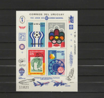 Uruguay 1976 Olympic Games Montreal / Innsbruck, Space, Football Soccer World Cup, Zeppelin, Concorde S/s Imperf. MNH - Estate 1976: Montreal