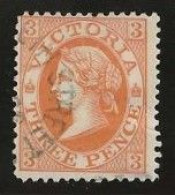 Victoria    .   SG    .   143  .  Thick Paper     .   O      .     Cancelled - Used Stamps