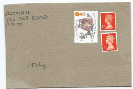 Great Britain 2015;Cardboard Used As Envelope, Mint Front. It 'an Oddity. You Can Use It For Collection Or Dispatch. - Postmark Collection
