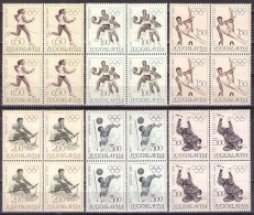 Yugoslavia 1968 - Olympic Games In Mexico - Mi 1290 -1295 - MNH**VF - Unused Stamps