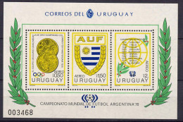 Uruguay 1978 Olympic Games, Football Soccer World Cup S/s MNH -scarce- - Ete 1976: Montréal