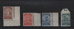 Deutsches Reich  Michel Kat.Nr. Postfr/** 351/354 Falz Auf Rand - Unused Stamps