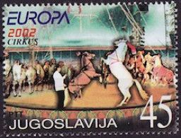 Yougoslavie - Jugoslawien - Yugoslavia 2002 Y&T N°(1) - Michel N°3078 *** - 45d EUROPA - Neufs
