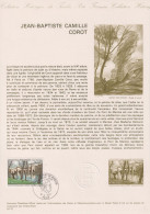 1977 FRANCE Document De La Poste Corot N° 1923 - Documentos Del Correo