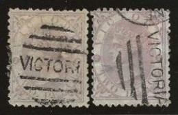 Victoria    .   SG    .   169  2x   .   O      .     Cancelled - Used Stamps