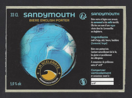 Etiquette De Bière English Porter  -  Sandymouth   -   Brasserie  La Scélérate  à  Toulon  (83) - Bier
