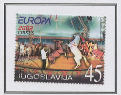 Yougoslavie - Jugoslawien - Yugoslavia 2002 Y&T N°(1) - Michel N°3078 (o) - 45d EUROPA - Gebruikt