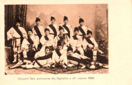 SIGHISOARA / SCHÄSSBURG - MURES - CALUSERII DE LA PETRECEREA Din SIGHISÓRA A II-a ZI DE CRACIUN - 1903 - RRR ! (an736) - Rumänien