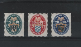 Deutsches Reich  Michel Kat.Nr. Falz/* 375/377 - Unused Stamps