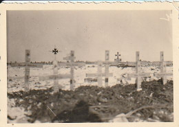 Foto Deutsche Soldatengräber - Soldatenfriedhof - Russland - 1940 - 8*5cm (69449) - War, Military