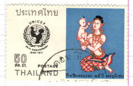 T+ Thailand 1971 Mi 615 UNICEF - Thaïlande