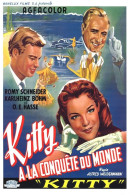 Cinema - Kitty à La Conquête Du Monde - Romy Schneider - Karlheinz Bohm - Illustration Vintage - Affiche De Film - CPM - - Manifesti Su Carta