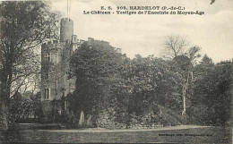62 - Hardelot - Le Château - Vestiges De L'enceinte Du Moyen-Age - Ecrite En 1919 - Voir Scan Recto-Verso - Autres & Non Classés