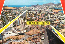 Espagne - Espana - Islas Canarias - Gran Canaria - Multivues - Déchargement De Marchandises Sur Le Port - Bateaux - CPM  - Gran Canaria