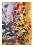 Art - Peinture - Marc Chagall - Fleurs De Gstaad - CPM - Carte Neuve - Voir Scans Recto-Verso - Paintings