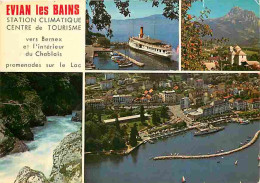 74 - Evian Les Bains - Multivues - Bateaux - CPM - Voir Scans Recto-Verso - Evian-les-Bains