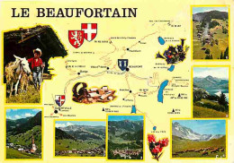 73 - Savoie - Le Beaufortain - Multivues - Carte Géographique - CPM - Voir Scans Recto-Verso - Other & Unclassified