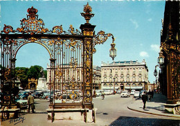 54 - Nancy - La Place Stanislas - Grilles En Fer Forgé De Jean Lamour - Le Grand Hotel - Automobiles - Carte Neuve - CPM - Nancy