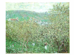 Art - Peinture - Claude Monet - Vétheuil - Les Pruniers En Fleur - CPM - Voir Scans Recto-Verso - Paintings