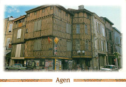 47 - Agen - Maisons à Colombages - Automobiles - Flamme Postale De Vaux Sur Mer - CPM - Voir Scans Recto-Verso - Agen