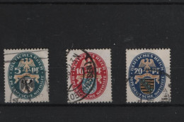 Deutsches Reich  Michel Kat.Nr. Gest 375/377 (1) - Used Stamps