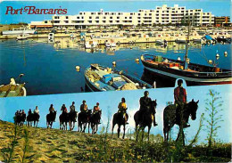 Animaux - Chevaux - Port-Barcarès - Le Port Et La Résidence Du Port - Le Manège De Port-Barcarès - Bateaux - CPM - Voir  - Horses
