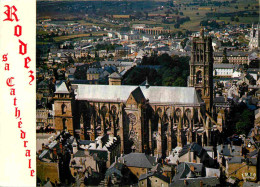 12 - Rodez - Cathédrale Notre Dame - Vue Aérienne - CPM - Voir Scans Recto-Verso - Rodez