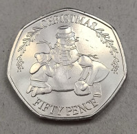 Gibilterra 50 Pence 2023 Christmas Coin Charles III - Gibraltar