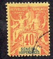 Colonie Française, Sénégal N°17 Oblitéré ; Faux Fournier - Used Stamps