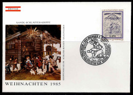 Brief Mit Stempel 6010 Innsbruck  - Werbeschau Philatelisten - Klub Merkur  Vom 8.12.1985 - Otros & Sin Clasificación