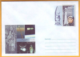 2006 Moldova Moldavie Moldau 45 Years Of  Yuri Gagarin. Space. Rocket. Envelopes - Europe