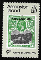 1976 Briefmarkenfestival  Michel AC 213 Stamp Number AC 213 Yvert Et Tellier AC 214 Stanley Gibbons AC 216 Xx MNH - Ascensión