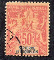Colonie Française, Saint-Pierre Et Miquelon N°69 Oblitéré ; Faux Fournier - Gebruikt
