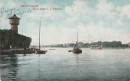 Amsterdam Buiten-Amstel B.d. Watertoren, Scheepvaart # 1906     4033 - Amsterdam