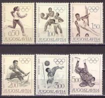 Yugoslavia 1968 - Olympic Games In Mexico - Mi 1290 -1295 - MNH**VF - Nuovi