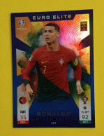 Cristiano Ronaldo Limited Edition Euro Elite Uefa Euro 2024 Card  Portugal Topps - Italian Edition