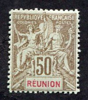 Colonie Française, Réunion N°50 Neuf ; Faux Fournier - Neufs