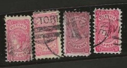 Victoria    .   SG    .   176  4x     .   O      .     Cancelled - Used Stamps