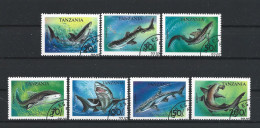 Tanzania 1994 Sharks  Y.T. 1428/1434 (0) - Tanzania (1964-...)